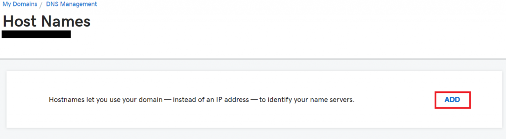 Add host names