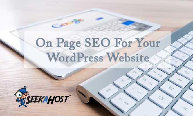 on page seo for wordpress website