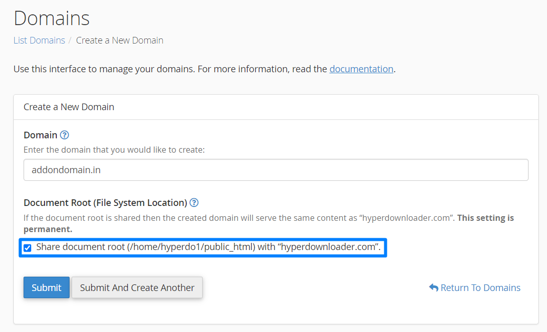 Remove check box root folder