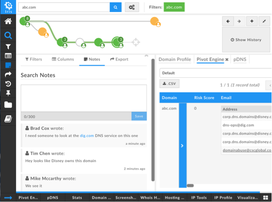 domains tools on