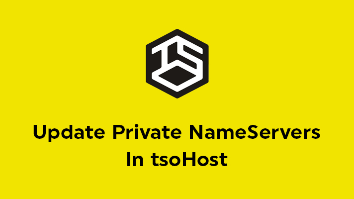 Update Private NameServers In tsoHost