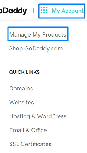 Manage My Products