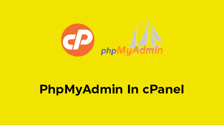 PHPMyAdmin in cPanel