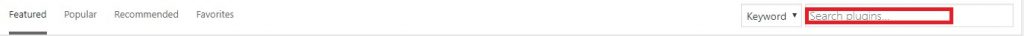 Searching plugins