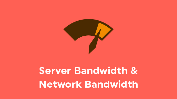 Server Bandwidth and Network Bandwidth