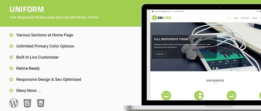 Uniform WordPress Theme Uniform WordPress Theme