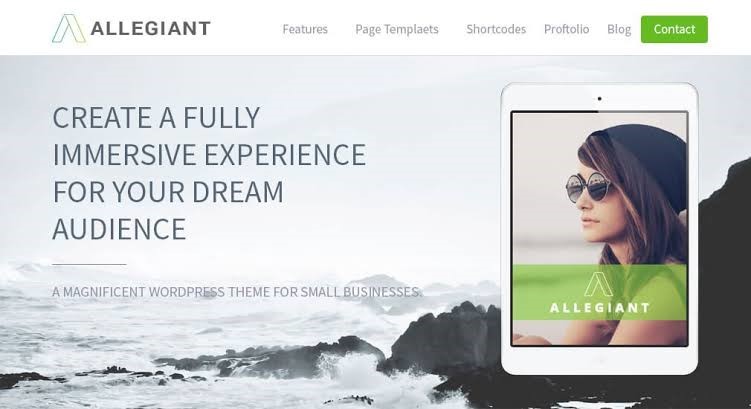 Allegiant - WordPress Themes for Free Allegiant - WordPress Themes for Free