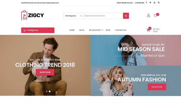 Zigcy WordPress Theme For Free Zigcy WordPress Theme For Free