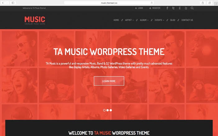 TA Music - WordPress Theme TA Music - WordPress Theme