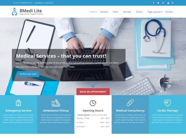 EightMedi Lite Ultimate Free Theme For WordPress