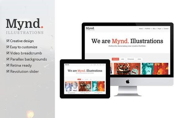 Mynd - Free WordPress Theme