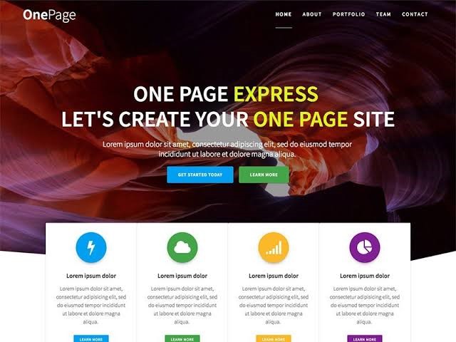 OnePage Express - Free Theme