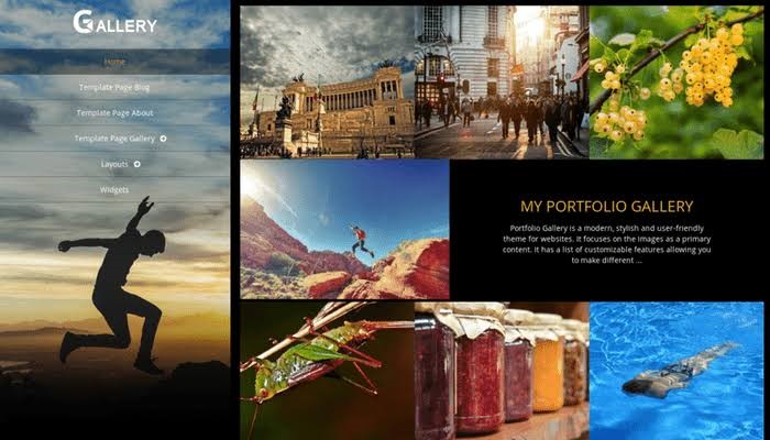 WordPress Theme for Portfolio Gallery