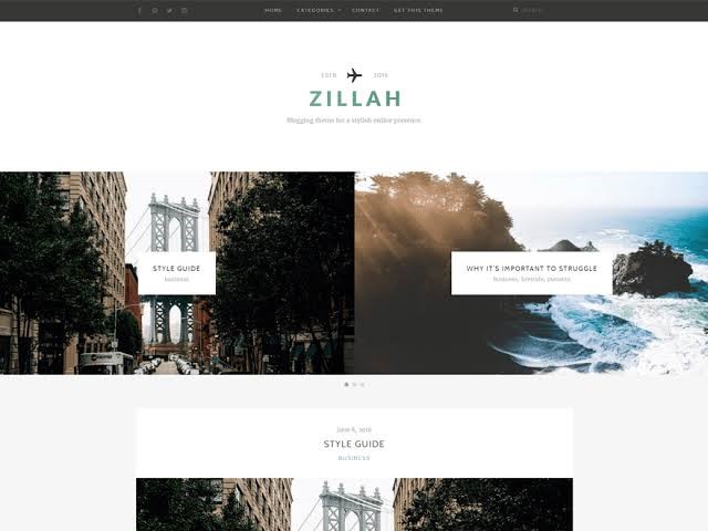 Zillah Themes For WordPress