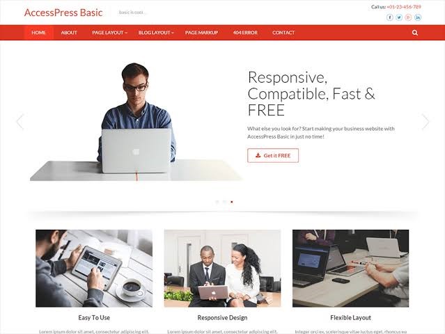 AccessPress Basic WordPress Free Theme AccessPress Basic WordPress Free Theme