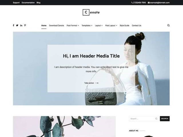 Cenote Free Theme Cenote Free Theme