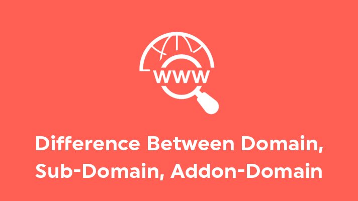 Domain, Sub-Domain and Addon Domain