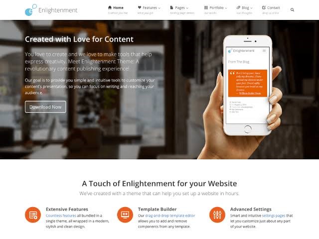 Enlightment Free Theme Enlightment Free Theme