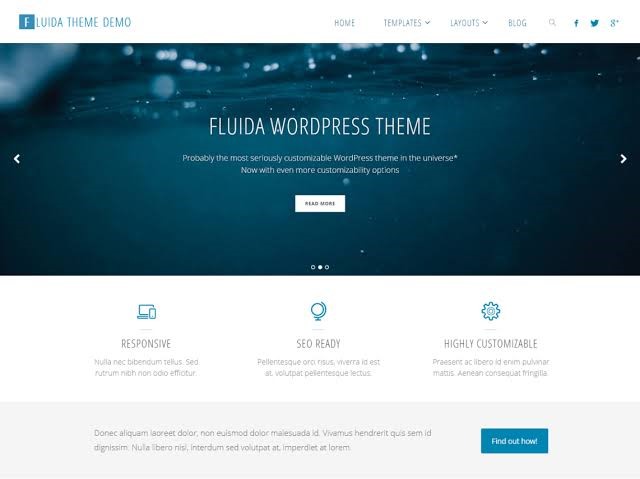 Fluida Theme For WordPress Fluida Theme For WordPress