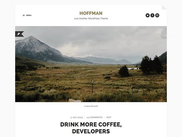 Hoffman Free Responsive Theme Hoffman Free Responsive Theme