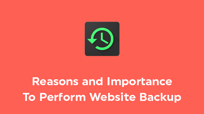 Importance of website backup