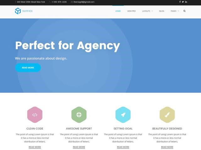 Suffice - Free Theme For WordPress Suffice - Free Theme For WordPress