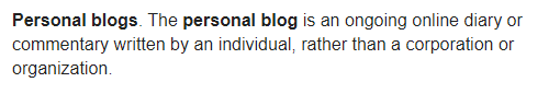 What is Personal Blog 2 personal-blog