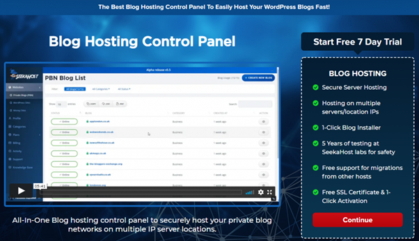 SeekaHost-managed-wordpress-hosting-control-panel-for-easy-wordpress-website-management