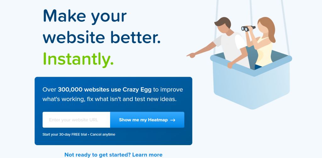 Crazy Egg web analytics tool