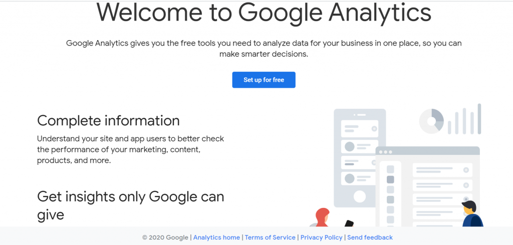 Google Analytics tool