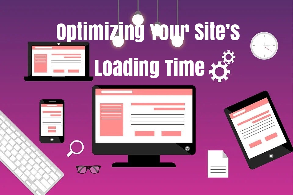 Graph showing website load time improvement with SEO tips