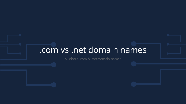 .net vs .com domain names