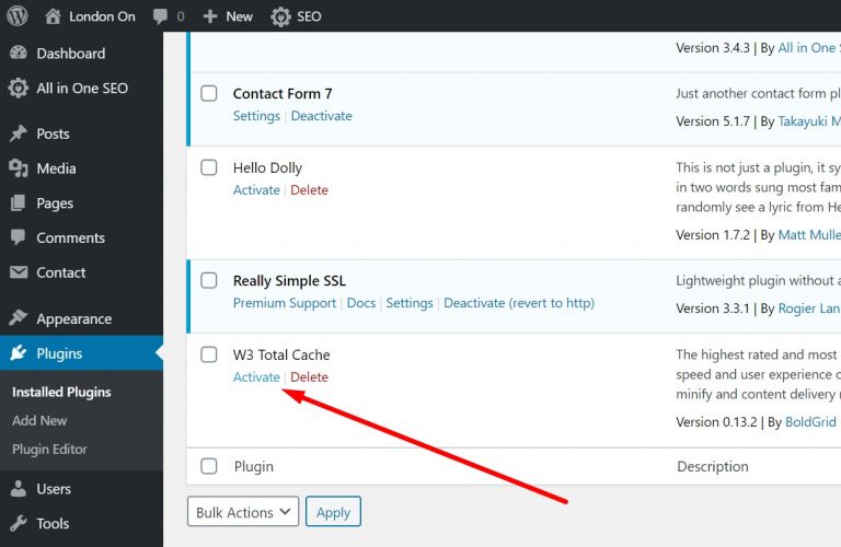 Activating-W3-Total-Cache-Plugin
