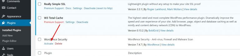 Activating-Wordfence-Security-Plugin