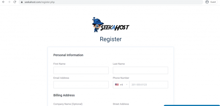 Creating-new-account-in-SeekaHost