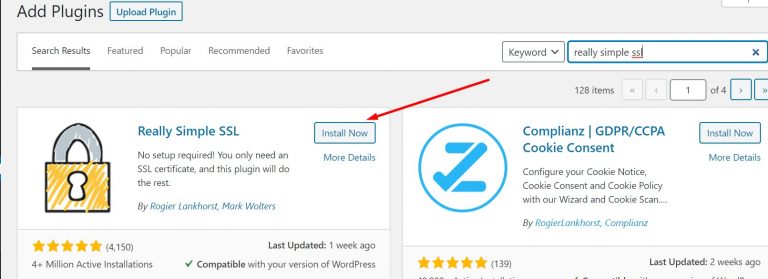 Installing-the-Really-Simple-SSL-plugin