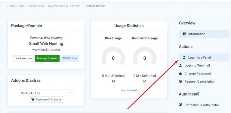 Login-to-cPanel