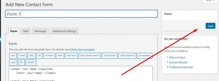 Saving-the-Contact-Form