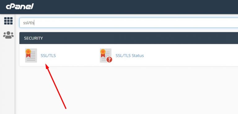 Search-for-SSL-TLS-in-cPanel
