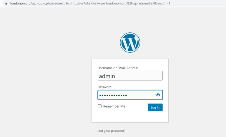 www.londonon.org-%E2%80%93-Logging-into-WordPress