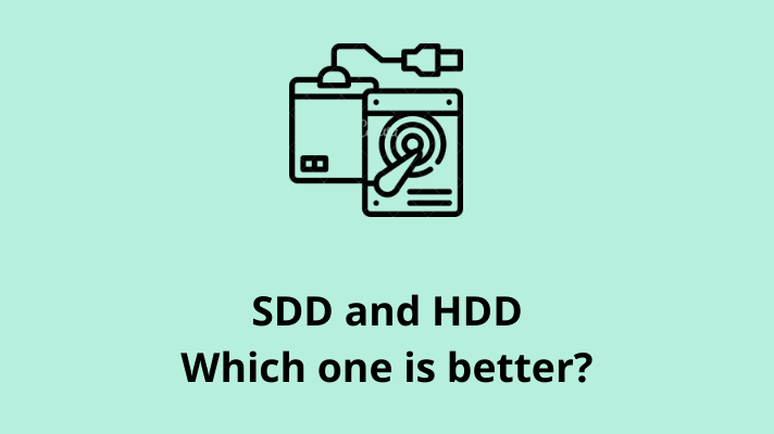 SSD an HDD