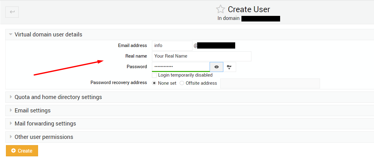 create user