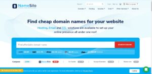 Domain Registration in NameSilo