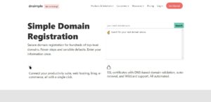 Simple Domain Registration