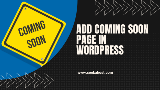 Coming Soon Page in WordPress