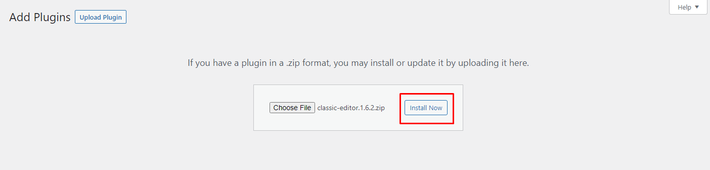Install Plugin
