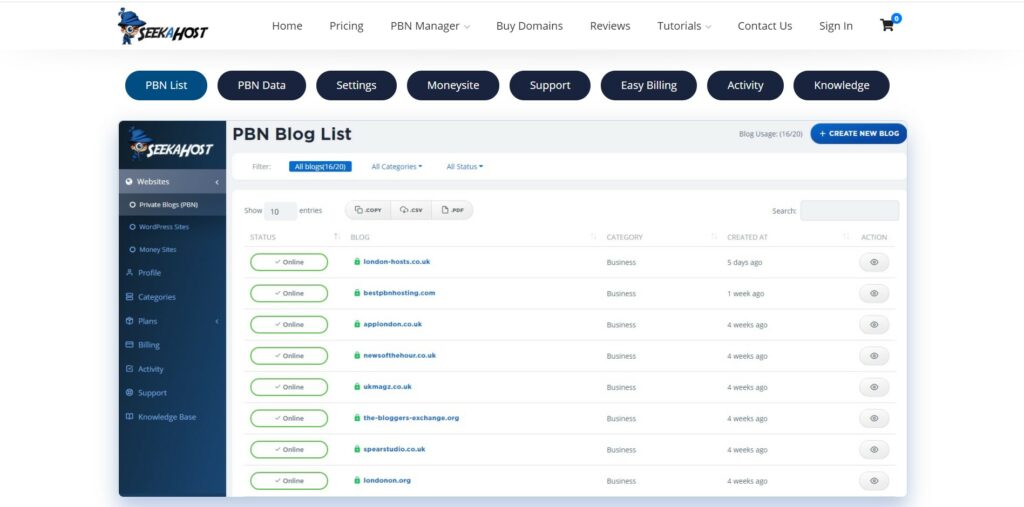 SeekaHost App Automated Saas Tool