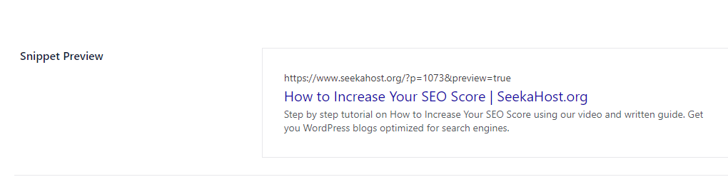 How to Increase Your SEO Score
