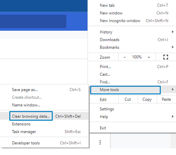 Clear Browsing Data