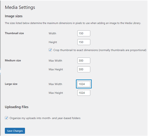Media Settings